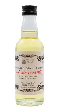 Linkwood - 18 year old Wemyss Malts - Gardener's Biscuit Break 2000 Whisky 5cl 46% ABV Miniature