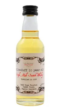 Miltonduff - A.D. Rattray - Single Malt Scotch 2008 10 year old Whisky Miniature