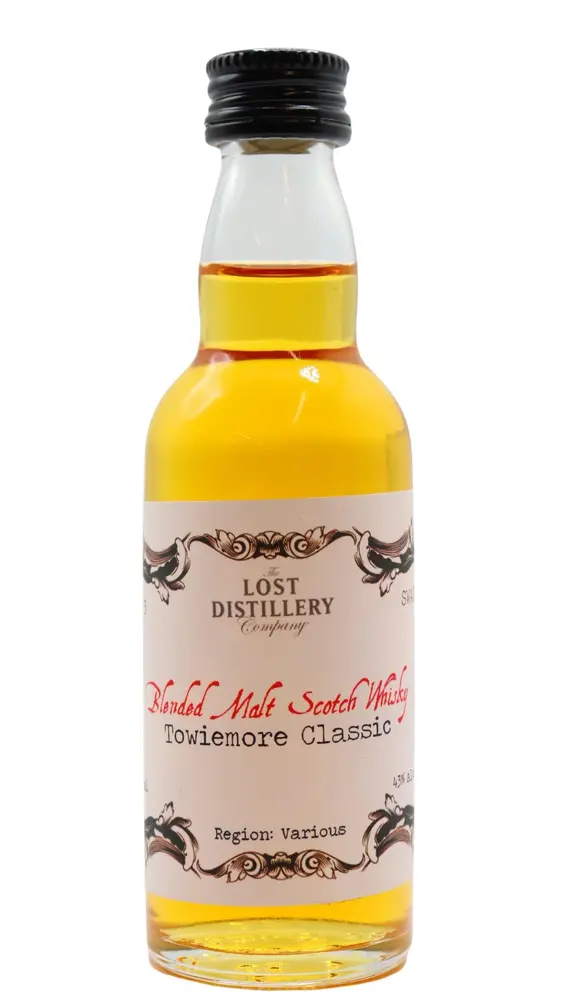 Towiemore - Lost Distillery Company - Classic Blended Scotch Whisky Miniature 5CL