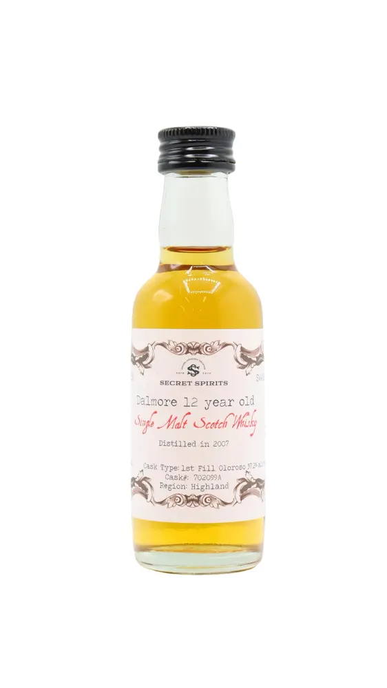 Dalmore - Secret Spirits - Single Cask #702099A 2007 12 year old Whisky 5CL
