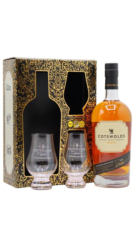 Cotswolds - English Single Malt Whisky Glass Pack 70CL