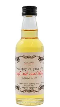Glen Spey - A.D. Rattray - Single Malt Scotch 1997 21 year old Whisky Miniature 5CL