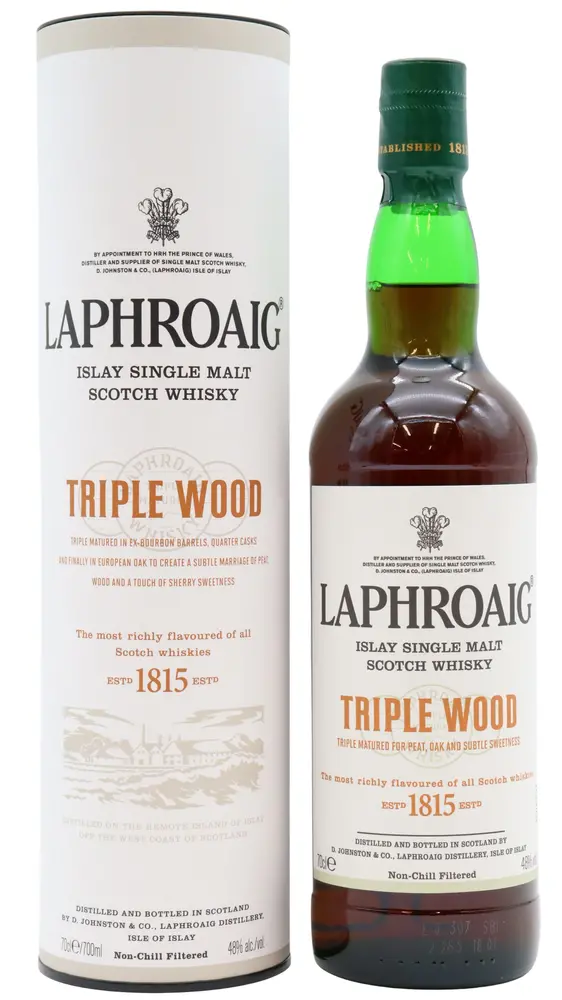 Laphroaig - Triple Wood Islay Single Malt Scotch Whisky 70cl 48% ABV