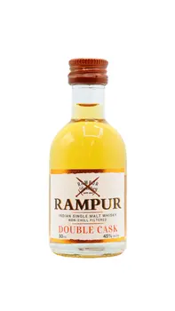 Rampur - Double Cask Indian Single Malt Whisky 5cl 45% ABV Miniature