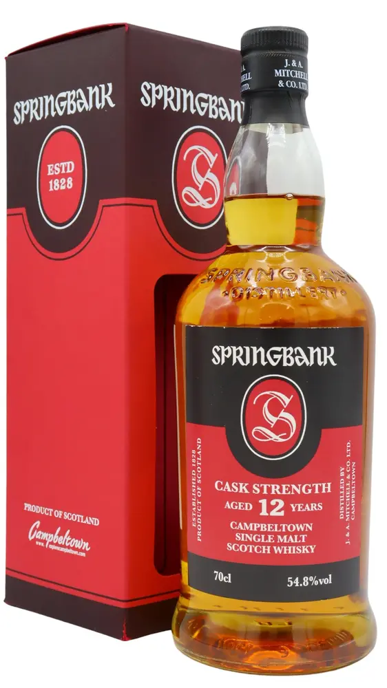 Springbank - Cask Strength Batch 18 Campbeltown Single Malt Scotch 12 year old Whisky