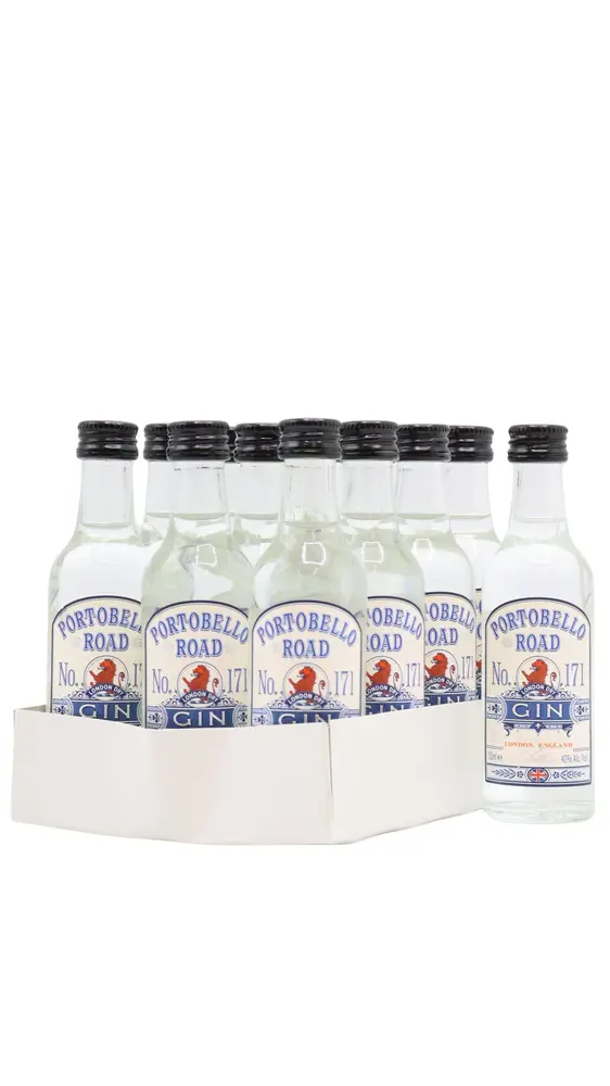 Portobello Road - London Dry Gin Miniatures (12 x 5cl)