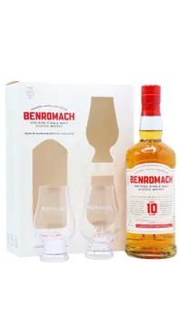 Benromach - Speyside Single Malt 10 year old Whisky Glass Pack
