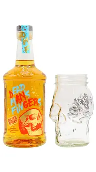 Dead Man's Fingers - Golden Spiced Rum (Includes Skull Glass) 70CL