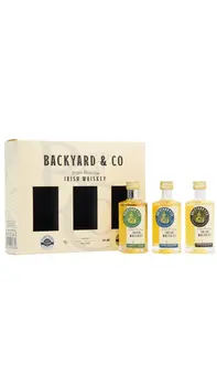 Backyard & Co - Irish Whiskey 5cl x 3 40% ABV Miniature Gift Pack