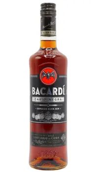 Bacardi - Carta Negra Black Rum 70cl 40% ABV