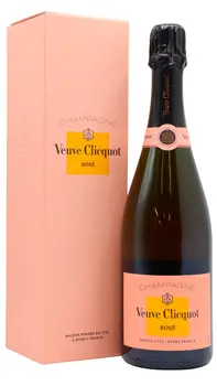 Veuve Clicquot - Brut Rose Champagne 75cl 12.5% ABV (Gift Box)