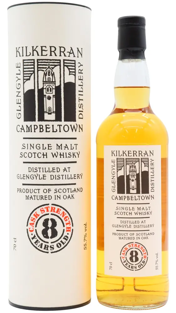 Kilkerran - Cask Strength 2017 Release Bourbon Cask Matured Single Malt Scotch 8 year old Whisky 70CL