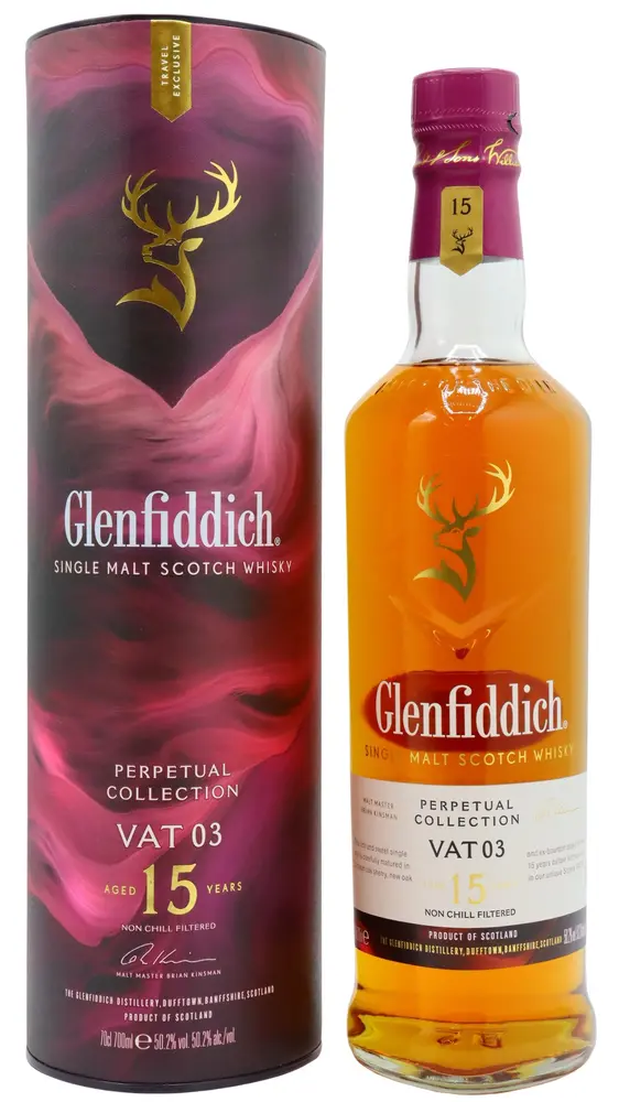 Glenfiddich - Perpetual Collection - VAT 03 Speyside Single Malt Scotch 15 year old Whisky 70CL