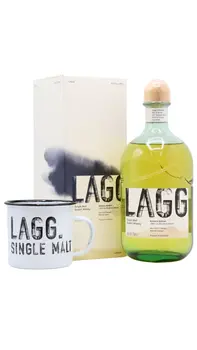 Lagg - Kilmory Heavily Peated Single Malt Scotch Whisky 70cl 46% ABV (Includes Metal Cup)