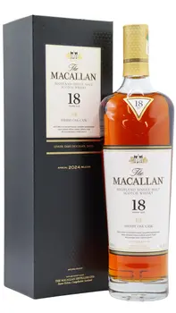 Macallan - 2024 Release Sherry Oak Highland Single Malt Scotch 18 year old Whisky 70CL