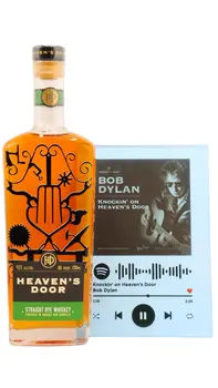 Heaven's Door - Straight Rye Whiskey (Bob Dylan) (Includes Spotify Plaque)