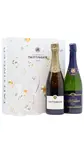 Taittinger - Brut Reserve 2016- Prelude Grands Crus NV Champagne (2 x 75cl) (Includes Champagne Flutes & Gift Box)