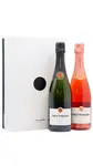 Taittinger - Brut Reserve NV- Prestige Rose NV Champagne (2 x 75cl) (Includes Gift Box)