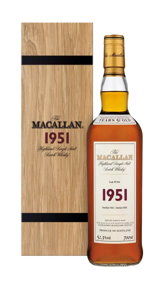 Macallan - Fine & Rare Single Cask #644 1951 51 year old Whisky