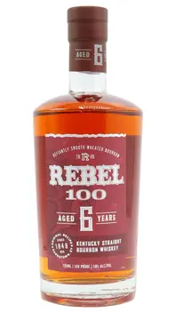 Rebel - 100% Proof Kentucky Straight Bourbon 6 year old Whiskey 70CL