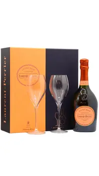 Laurent Perrier - Cuvee Rose Brut Champagne Glass Pack