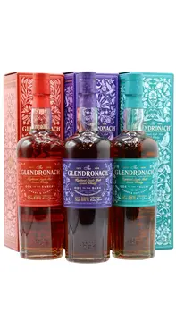 Glendronach - Masters Anthology Collection Single Malt Scotch Whisky 70cl 50.8% ABV Bundle