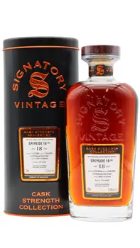 Undisclosed Speyside - (M) Signatory Single Sherry Cask #46 2005 18 year old Whisky 70CL