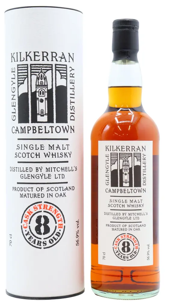 Kilkerran - Cask Strength 2021 Release Sherry Cask Matured Single Malt Scotch 8 year old Whisky 70CL