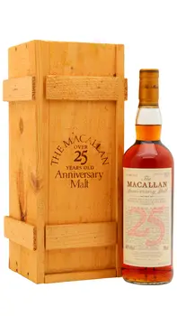 Macallan - 25 year old 1998 Release Anniversary Malt Highland Single Malt Scotch 1972 Whisky 70cl 43% ABV
