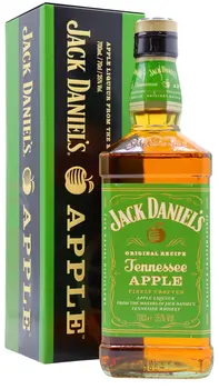 Jack Daniel's - Tennessee Apple Whiskey Liqueur & Branded Gift Tin 70CL