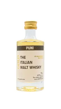Puni - Gold - Italian Malt Whisky 5cl 43% ABV Miniature