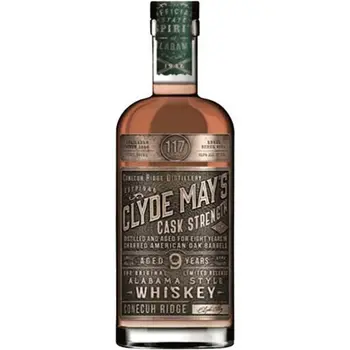 Clyde May's 9 Year Old Cask Strength Whiskey 750ml