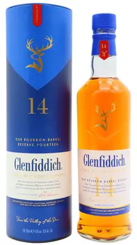 Glenfiddich - 14 year old Speyside Single Malt Scotch Whisky 70cl 43% ABV (Old Bottling)