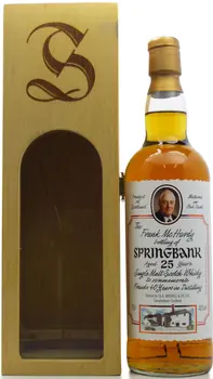 Springbank - Frank McHardy Campbeltown Single Malt Scotch 25 year old Whisky 70CL