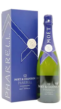 Moet & Chandon - Pharrell Williams Limited Edition - Midnight Blue - Imperial Brut NV Champagne 75CL