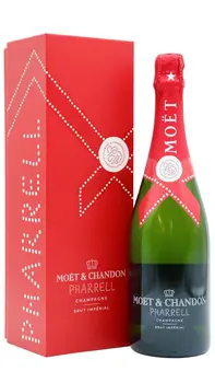 Moet & Chandon - Pharrell Williams Limited Edition - Deep Red - Imperial Brut NV Champagne 75cl 12.5% ABV