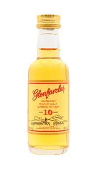 Glenfarclas - 10 year old Highland Single Malt Scotch Whisky 5cl 40% ABV Miniature