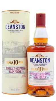 Deanston - Bordeaux Red Wine Cask Finish Highland Single Malt Scotch 10 year old Whisky 70CL