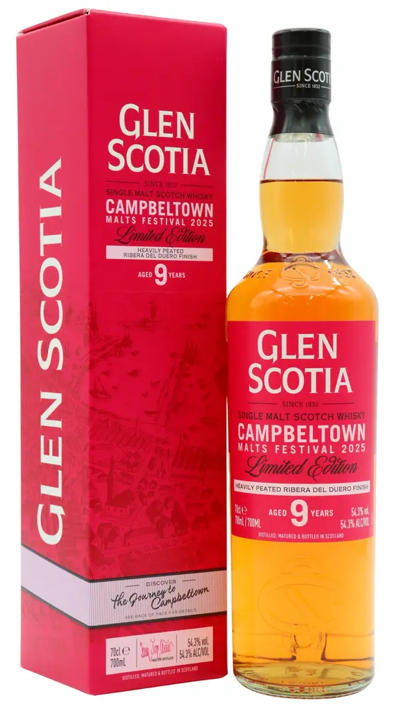 Glen Scotia - Campbeltown Malts Festival 2025 Single Malt Scotch 9 year old Whisky