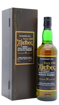 Ardbeg - 30 year old Guaranteed Very Old Finest Islay Single Malt 1966 Whisky 70cl 40% ABV