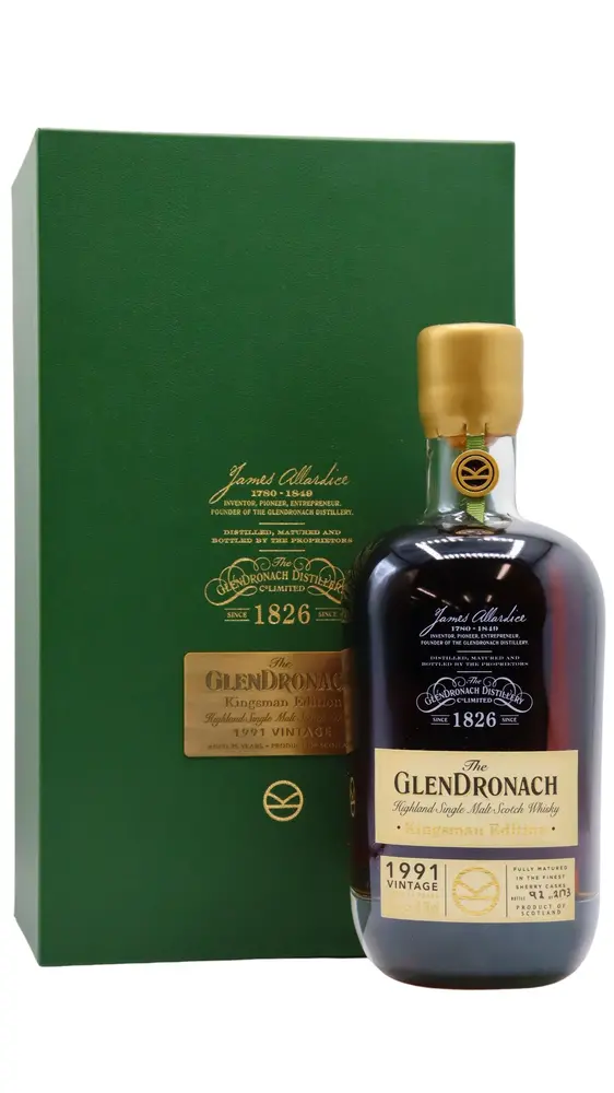 Glendronach - Kingsman Edition Highland Single Malt Scotch 1991 25 year old Whisky