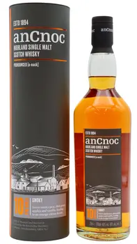 anCnoc - 10 year old Peated Highland Single Malt Scotch Whisky 70cl 40% ABV