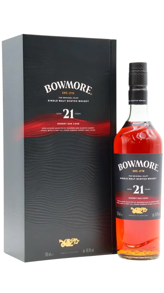 Bowmore - Sherry Oak Collection Islay Single Malt Scotch 21 year old Whisky 70CL