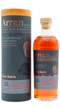 Arran - 15 year old Rare Batch Peated Oloroso Sherry Butts Single Malt Scotch Whisky 70cl 54.4% ABV