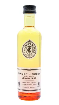 The King's Ginger - Lemon Zest Whisky Liqueur 5cl 29.9% ABV Miniature