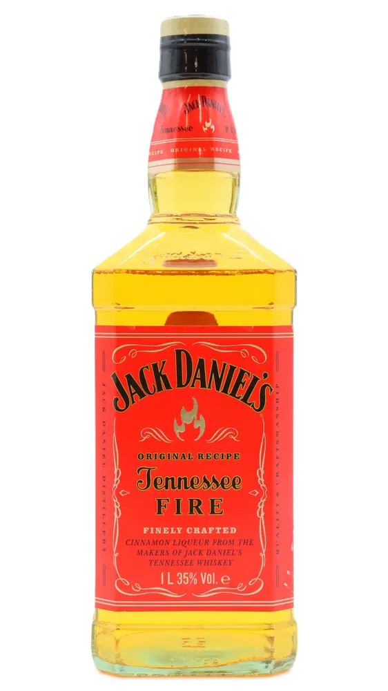 Jack Daniel's - Tennessee Fire Whiskey Liqueur (1 Litre) (Old Black Text Bottling)