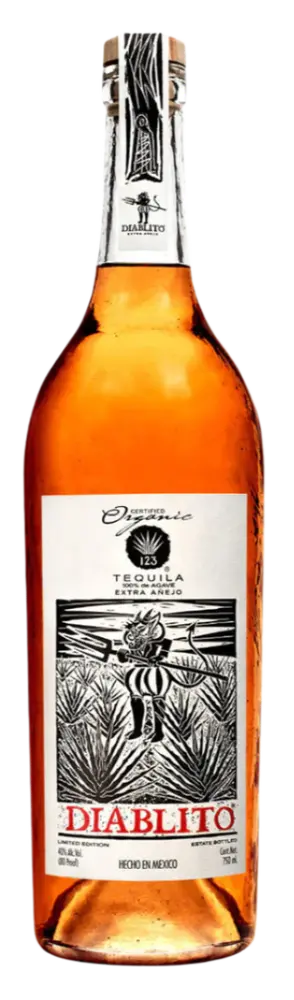 123 Diablito Tequila Extra Anejo Organic 750ml