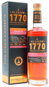 Glasgow 1770 - Small Batch Series - Syrah Wine Cask Unpeated Single Malt Scotch 5 year old Whisky