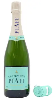 Piaff - Blanc De Blancs NV Champagne (Includes Bottle Stopper) 75CL
