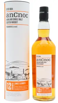 anCnoc - 12 year old Highland Single Malt Scotch Whisky 70cl 40% ABV